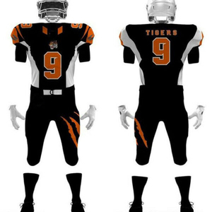 DELAWARE INDUSTRIES OEM Uniforme de football à manches courtes de qualité supérieure en tissu 100% polyester doux, conçu sur mesure, sublimation - Product Image 2