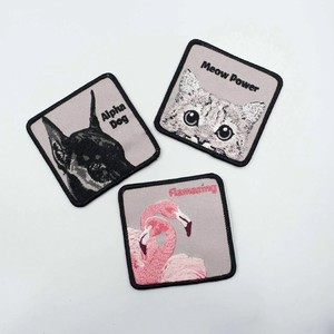 Premium Quality Embroidery <b>Patches</b> with Custom Logo High-End Flower Shape Heart Circle Sequins <b>Sew</b>-<b>On</b> for Hats Clothing - Product Image 3