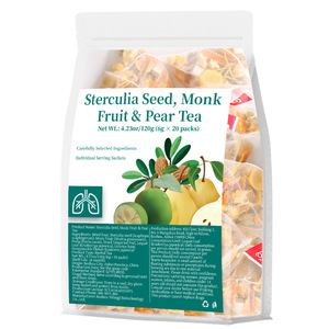 Té de Pera con Fruta del Monje y Semillas de Sterculia en Bolsitas de Té - Product Image 1