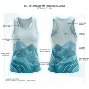 เสื้อกล้ามออกกำลังกายสมรรถนะสูง ดีไซน์ทันสมัย น้ำหนักเบา แบบไร้แขน ทรง Racerback เหมาะสำหรับออกกำลังกายกลางแจ้งและสวมใส่ลำลอง - Product Image 2