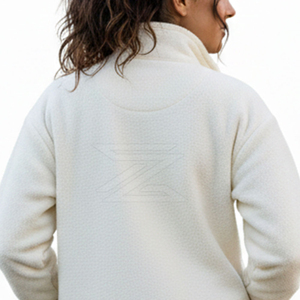 Sweat-shirt d'hiver pour femme à demi-zip, impression personnalisée du logo sur le devant, coupe décontractée confortable, manches longues, respirant, séchage rapide, haute qualité - Product Image 5