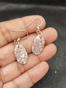 Adorables Pendientes Colgantes Hechos a Mano en Plata de Ley 925 con Piedra Preciosa de Jaspe Natural para Boda o Fiesta, Proveedor ODM OEM - Product Image 3