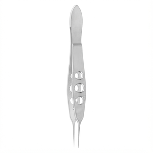 คีมผ่าตัดตาแบบตรง McPherson Tying Forceps คีมผ่าตัดขนาดเล็กที่มีความแม่นยำสูง ทำจากสแตนเลสสตีล ปลายแหลม สำหรับการผ่าตัดดวงตา - Product Image 4