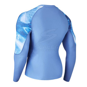Rashguard de BJJ pour homme, manches longues, multi-sports, durable, protection UPF50+, en Spandex/Polyester - Product Image 3