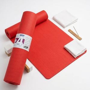 Tapete de Yoga Antideslizante, Ecológico, para Ejercicio, para Mujeres y Hombres, para Gimnasio en Casa, Pilates, con Correa de Transporte, de Alta Calidad, Personalizable - Product Image 1