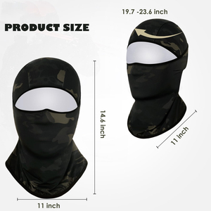 Balaclava intégrale respirante en tissu de haute qualité, anti-poussière, style tour de cou, pour l'été, conception personnalisée OEM, pour le sport et la pêche - Product Image 2