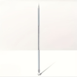 Stainless Steel Pimple <b>Extractor</b> Needle <b>Blackhead</b> Remover Needle Facial Acne <b>Extractor</b> Tool Set 4pcs Face Use - Product Image 3