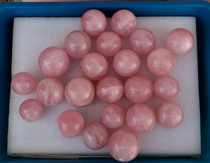 Bola de cuarzo rosa de piedra Natural de alta calidad cristal Premium cuarzo rosa piedra preciosa esfera curativa para la venta - Product Image 2