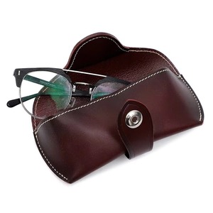Vintage Full Grain Leather Sunglasses <b>Case</b> Durable <b>Soft</b> Lining Spectacle Protector Bulk Export Quality LGC-0073 - Product Image 4