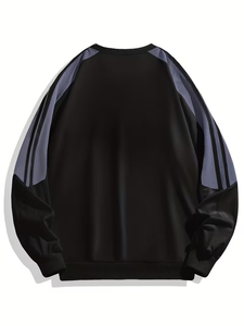 Men's Loose-Fitting Casual Sports Suits 2-Piece Set Sweatshirt & Sweatpants 100% Cotton Fleece Quick Dry Winter Sportswear - Product Image 5