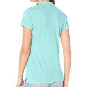 Chemise polo de golf pour femme, manches courtes, dernier design imprimé sur mesure, prix de gros. - Product Image 6
