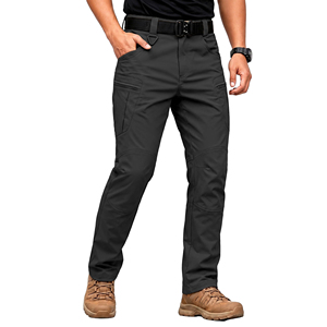Pantalones de Trabajo Resistentes, Tela Resistente con Lazos para Herramientas y Bolsillos con Cierre Seguro para Uso Diario en Obras de Construcción - Product Image 4