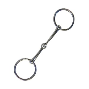 Mors de cheval en acier inoxydable de qualité supérieure, embout en fer doux, anneau lâche, accessoires d'équitation de luxe personnalisés - Product Image 1
