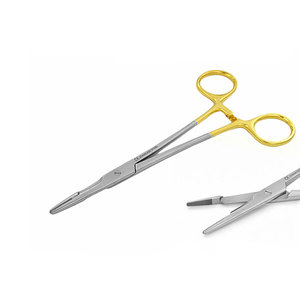 Crile Hemostatic Forceps 12cm 1x2 Teeth Quality Stainless Steel Surgical <b>Clamp</b> Manual Surgical Instrument Manufacturer Pakistan - Product Image 1
