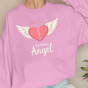 Sweat-shirts pour femmes Heart Mom s Birthday Angel - Product Image 5