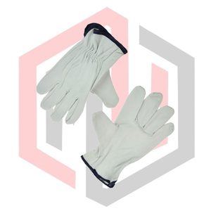 Guantes de Trabajo de Piel de Cabra para Protección de Manos, Resistentes a Cortes, Anti-Calor, Antiestáticos, Antideslizantes, Transpirables, Sin Silicona - Product Image 2