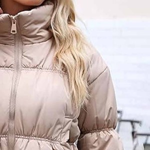 Women'<b>s</b> Oversize <b>Lightweight</b> Puffer <b>Jacket</b> Warm Padded Winter Coat Hooded <b>S</b>-5XL - Product Image 3
