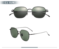 Lunettes de soleil de luxe demi-titane pour hommes et femmes, idéales pour la mode, la plage, la course et le cyclisme