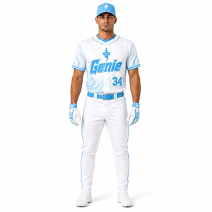 Uniforme de béisbol premium diseñado con tela transpirable, ligero, cómodo y con movimiento flexible para cada juego y práctica. - Product Image 1