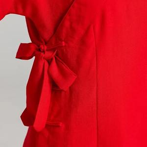 Tenue d'entraînement d'arts martiaux en lin d'été pour femmes, col diagonal, confortable, pour le Tai Chi et le Wushu - Product Image 5