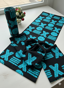 Motif africain imprimé sur tissu ciré reflétant les couleurs audacieuses du Kente ghanéen et l'expression culturelle moderne - Product Image 3