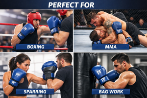 Guantes de Boxeo Profesionales con Logotipo Personalizado, Transpirables, de Cuero PU, con Cierre de Gancho y Bucle, para Entrenamiento y Sparring, MMA, Muay Thai - Product Image 6