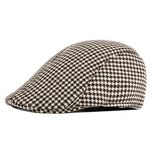 Wholesale Custom Printed Newsboy <b>Cap</b> Blank <b>Vintage</b> Baker Boy Hat Manufacturer OEM Custom High Quality Newsboy <b>Cap</b> Wool Blend - Product Image 2
