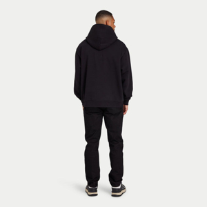 Sudadera con capucha para hombre, mezcla de algodón, forro polar cálido, estilo relajado, sudadera con capucha oversize, ropa casual de estilo urbano. - Product Image 3