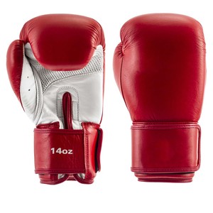 Gants de boxe personnalisés avec logo, en cuir véritable, à lacets, vente en gros, gants de boxe personnalisés pour adultes. - Product Image 2