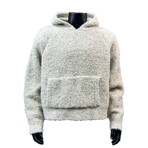 Chaqueta Sherpa Personalizada para Hombre con Cuello Alto, Sudadera Oversize con Cierre de Cremallera, Pullover de Felpa Teddy - Product Image 6