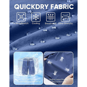 Pantalones cortos deportivos para hombre, pantalones cortos de entrenamiento para hombre, pantalones cortos deportivos de alto rendimiento para hombre, pantalones cortos para correr y hacer ejercicio - Product Image 6