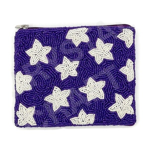 Women's Trendy Seed <b>Beaded</b> Coin Pouch Wallet Customized Beautiful Coin Purse for Fashion Accessories - Product Image 1