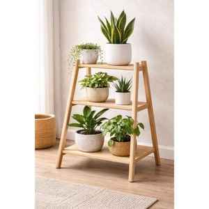 Support de plantes en bois de noyer à plusieurs niveaux, étagères pour plantes d'intérieur et d'extérieur, présentoir pour pots de fleurs, décoration de luxe pour la maison - Product Image 4