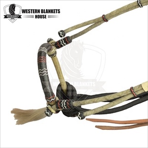 Calidad superior Diseño personalizado Cuero Tracción lateral Bosal Precio inmejorable Equipo de equitación en varios colores - Product Image 3