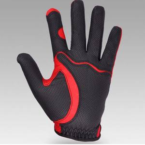 Custom Logo Men's Sports Golf Gloves Breathable Genuine Cabretta Sheepskin Non-Slip Velcro Closure Left/Right Hand LH/RH - Product Image 5