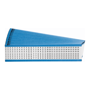 Marqueur de câbles en plastique Brady, longueur 10 m, numéros consécutifs et paire de numéros pour le câblage électrique et de communication - Product Image 1