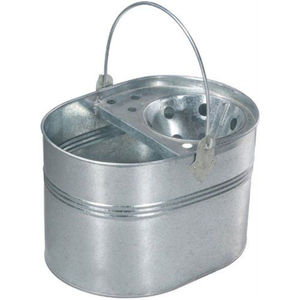 Juego de 2 atractivos portautensilios de metal galvanizado con asas, organizadores de encimera de cocina estilo rústico para cucharas y tenedores - Product Image 2