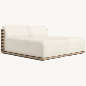 Esta tumbona doble es perfecta para relajarse en la playa con tu pareja. Su estilo moderno se complementa con una espuma cómoda. - Product Image 1