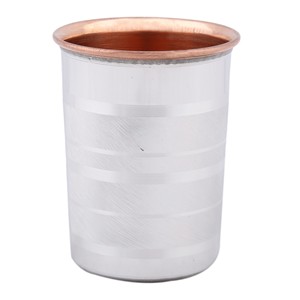 Vaso de Cobre Puro Martillado para Beber Agua, Taza de Cobre Ayurvédica Hecha a Mano, Vaso de Cobre Martillado Hecho a Mano - Product Image 5