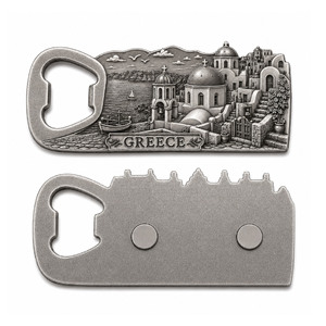 Décapsuleur magnétique moderne en alliage de zinc avec logo personnalisé et support magnétique puissant pour cadeaux promotionnels d'entreprise - Product Image 4