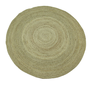 Alfombra de Yute Tejida a Mano, Hilo Natural, Estilo Rústico Vintage, Beige, Trenzada, Reversible, Ecológica, Apta para Mascotas, Pelo Medio Fino, para Dormitorio - Product Image 6