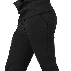 Mid Waist Streetwear Loose Fit Full Length <b>Women</b> <b>Joggers</b> Casual Full Length Regular Fit Solid Color <b>Women</b> Black Fleece <b>Joggers</b> - Product Image 3