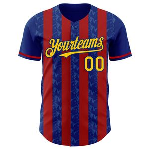 Sublimated Team Baseball Jersey Lightweight Breathable Short Sleeve Unisex All Seasons 100% Polyester - Product Image 2