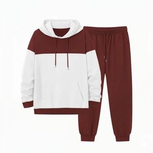 Conjunto Deportivo Personalizado con Logotipo Bordado, Sudadera con Capucha y Pantalones de Chándal de Felpa de 330 GSM para Hombre - Product Image 3