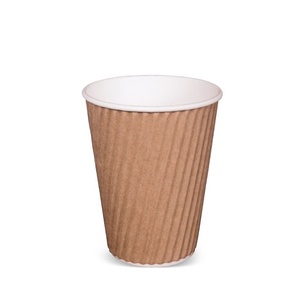 Hot Beverage Ripple <b>Cups</b> for Coffee Shops and Restaurant Supply Leak Resistant 8oz <b>Cup</b> for Hot Drink Service Milk Tea Restaurant - Product Image 4