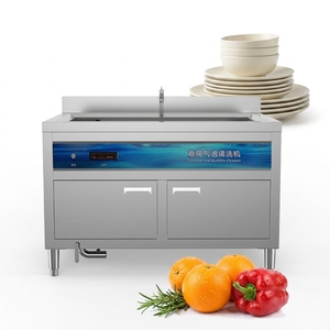 Limpiador de Verduras para Cocina de Restaurante, Máquina de Limpieza de Burbujas Comercial, Lavadora Comercial de Frutas y Verduras - Product Image 1