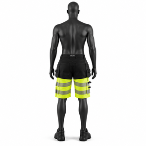 Shorts de travail haute visibilité, robustes, réfléchissants, avec poches cargo pour outils, vêtements de travail de sécurité pour hommes - Product Image 3