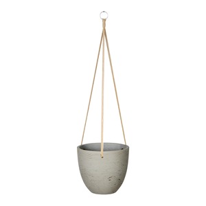 Ensemble de suspensions à plantes en macramé bohème avec 3 pots pour plantes vertes d'intérieur et d'extérieur, support en corde blanche avec perles en bois - Product Image 6