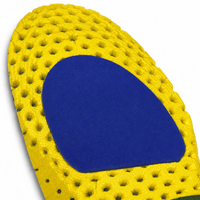 Semelles intérieures sport en gel EVA avec soutien de la voûte plantaire, absorption des chocs du talon, design respirant pour un confort optimal dans les chaussures de course