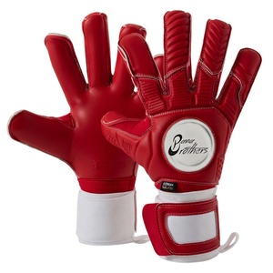 Gants de gardien de but professionnels avec paume en latex allemand de 4 mm, dos de la main embossé Basix, forte adhérence et performance durable - Product Image 6